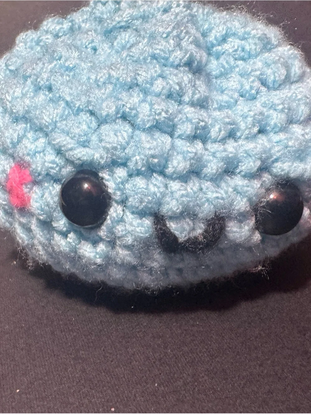 Handmade soft blue
